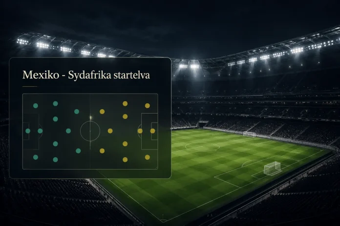 Mexiko - Sydafrika startelva