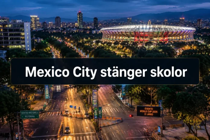 Mexico City stänger skolor