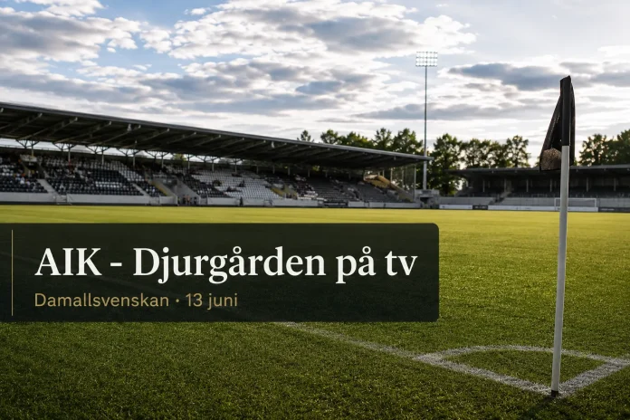 AIK - Djurgården på tv