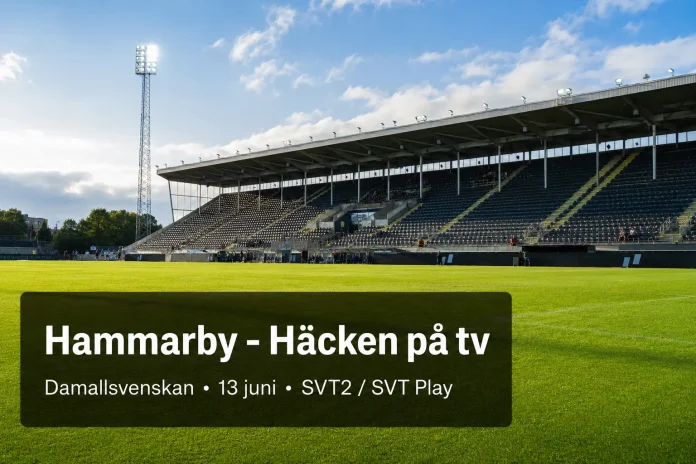 Hammarby - Häcken på tv