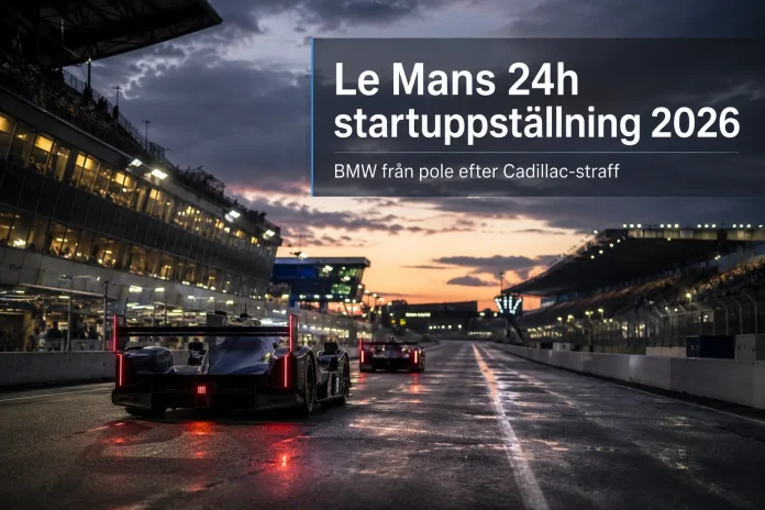 Le Mans 24h startuppställning 2026