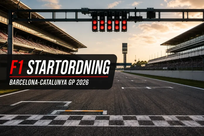 F1 startordning Barcelona-Catalunya GP 2026