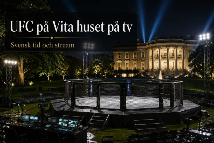 UFC på Vita huset på tv
