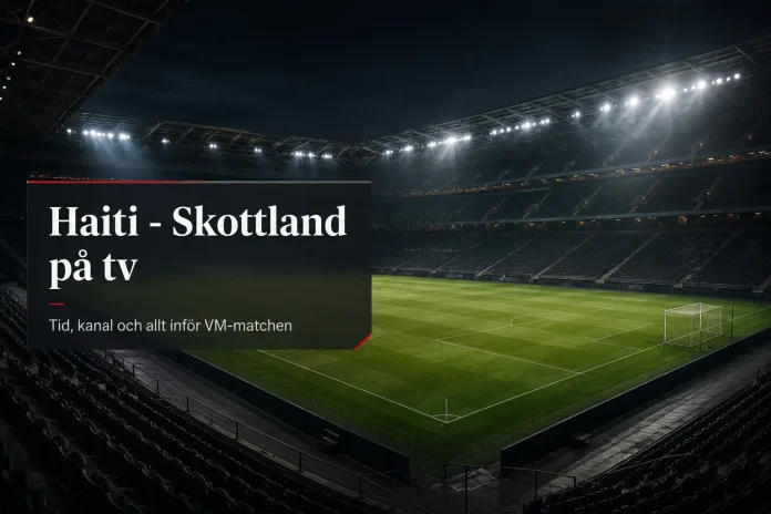 Haiti - Skottland på tv