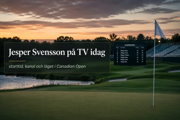 Jesper Svensson på TV idag