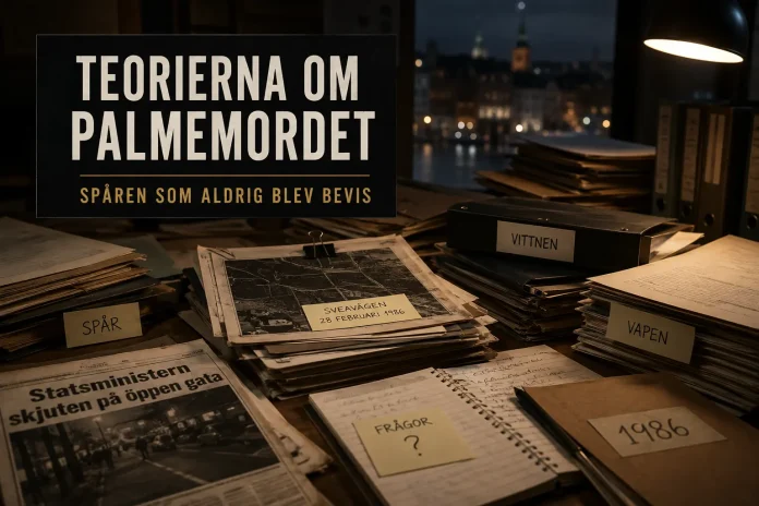 Teorierna om Palmemordet