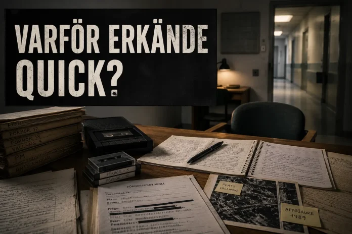 varför erkände Thomas Quick morden