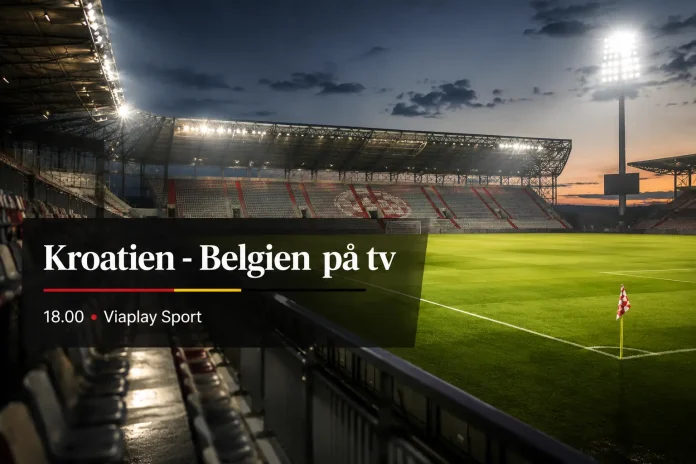 Kroatien - Belgien på tv