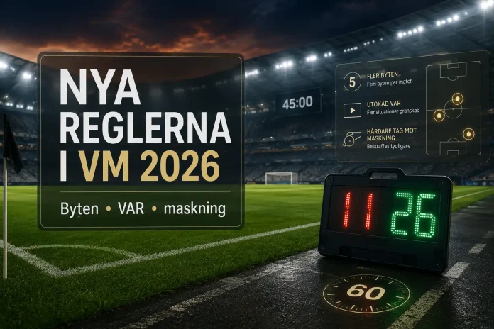 nya reglerna i VM 2026