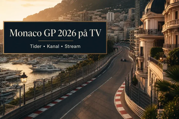 Monaco GP 2026 på TV