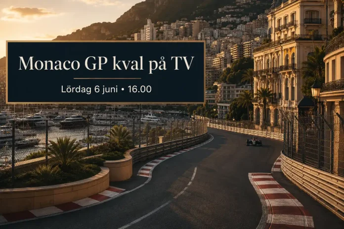 Monaco GP kval på TV