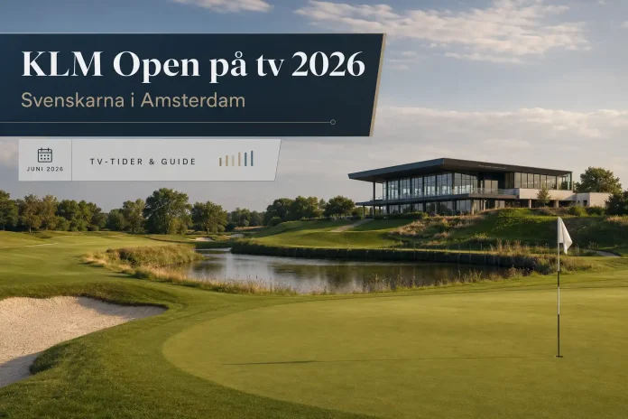 KLM Open på tv 2026