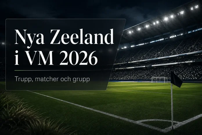 Nya Zeeland i VM 2026