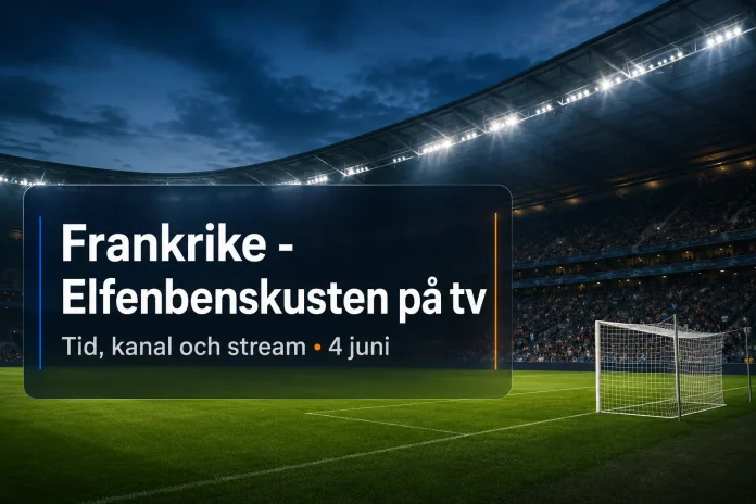 Frankrike - Elfenbenskusten på tv
