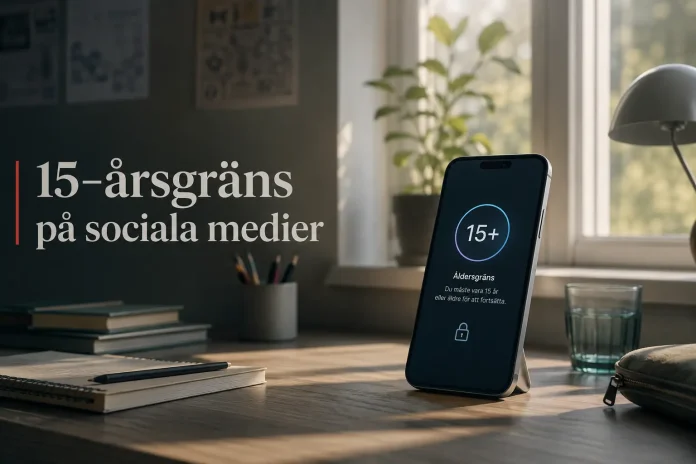 15-årsgräns på sociala medier