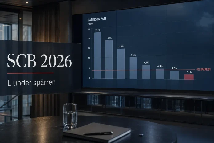 SCB:s partisympatiundersökning 2026