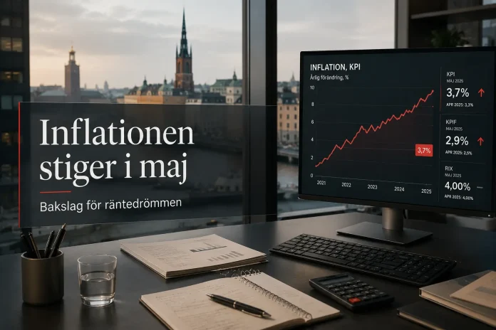 inflationen stiger i maj