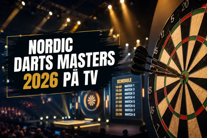 Nordic Darts Masters 2026 på tv