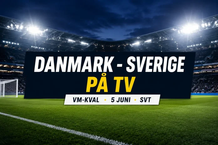 Danmark - Sverige på tv