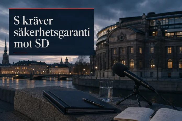 S kräver säkerhetsgaranti mot SD