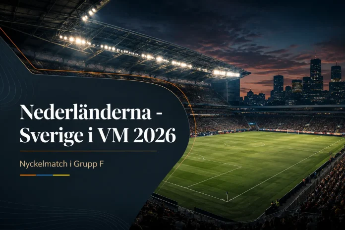 Nederländerna - Sverige i VM 2026
