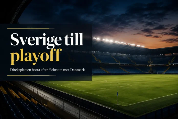 Sverige missar direktplats till VM 2027
