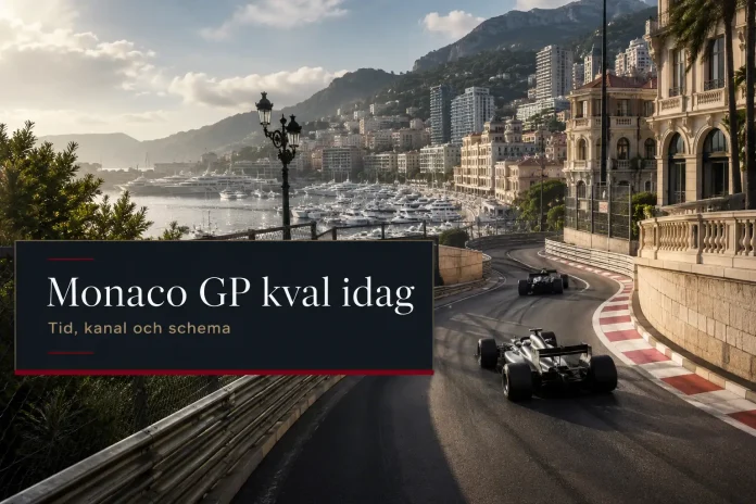 Monaco GP kval idag