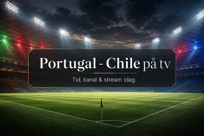 Portugal - Chile på tv