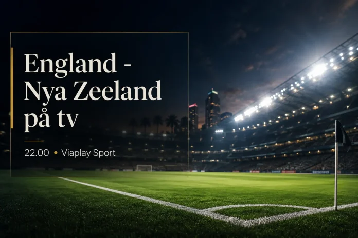 England - Nya Zeeland på tv