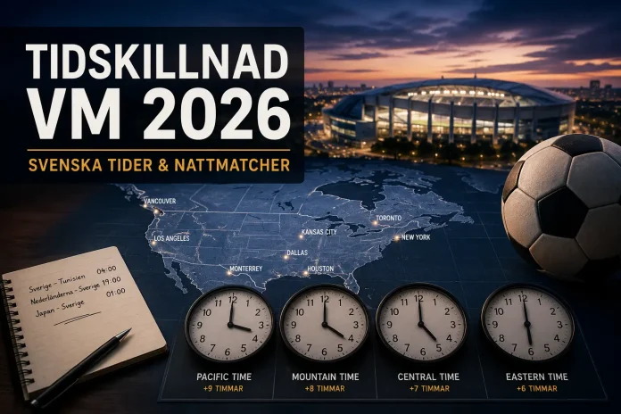 tidskillnad VM 2026