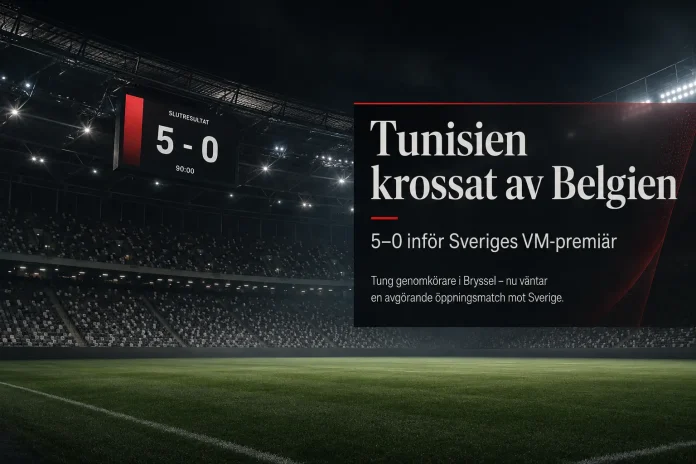Belgien - Tunisien 5-0