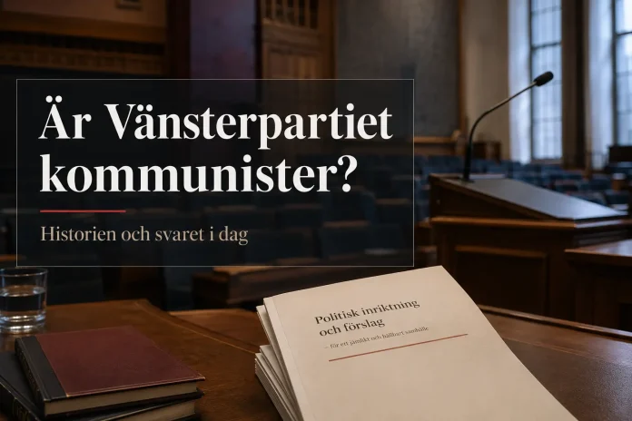 är Vänsterpartiet kommunister