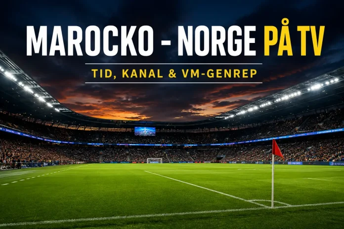Marocko - Norge på tv