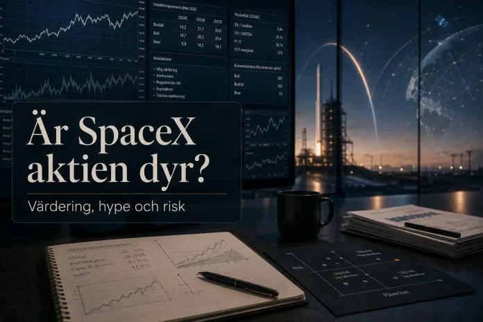 SpaceX aktie värdering