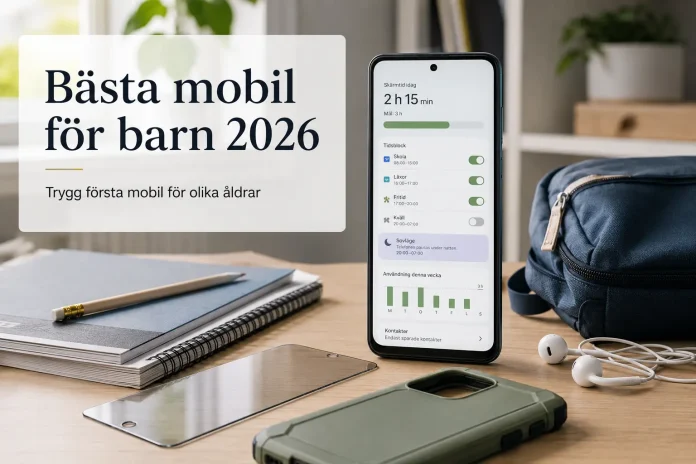 bästa mobil för barn 2026