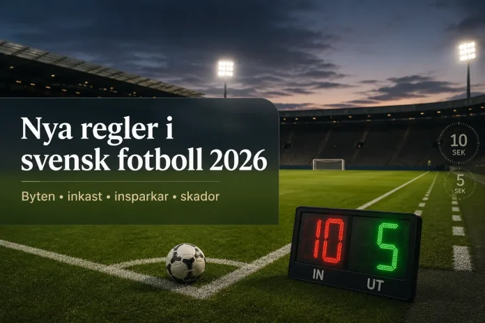 nya regler i svensk fotboll 2026