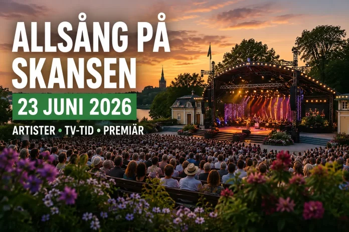 Allsång på Skansen 23 juni 2026