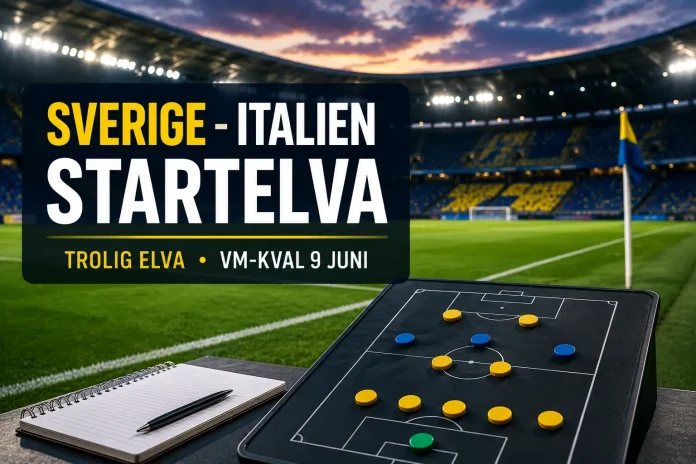 Sverige - Italien startelva