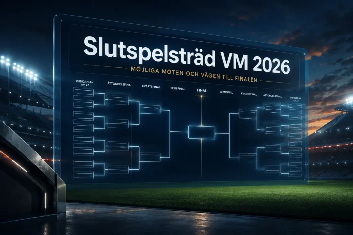 Slutspelsträd VM 2026