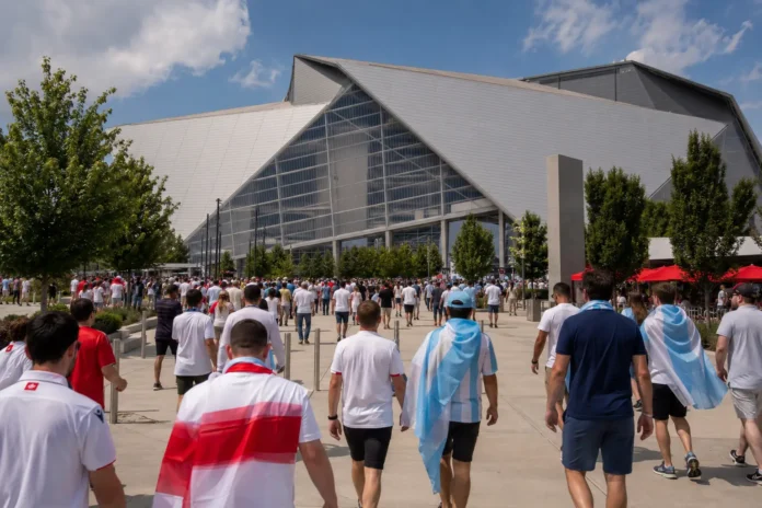 England - Argentina på tv