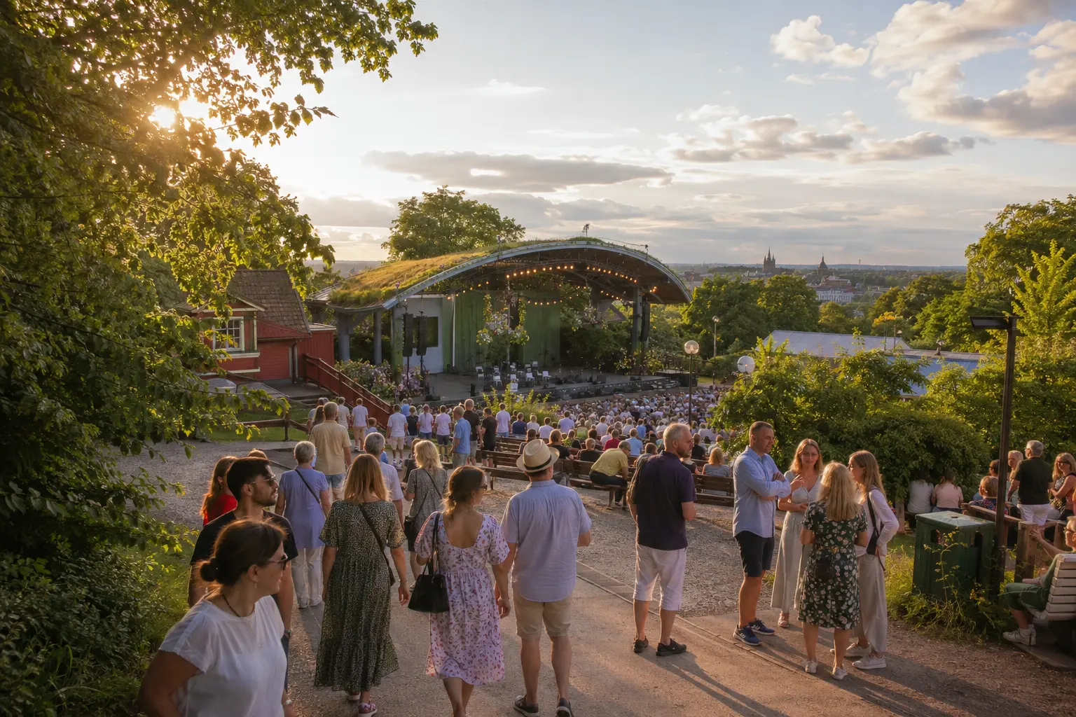 Allsång på Skansen 14 juli 2026 – artister och tv-tid