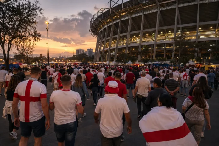 Englands startelva mot Mexiko