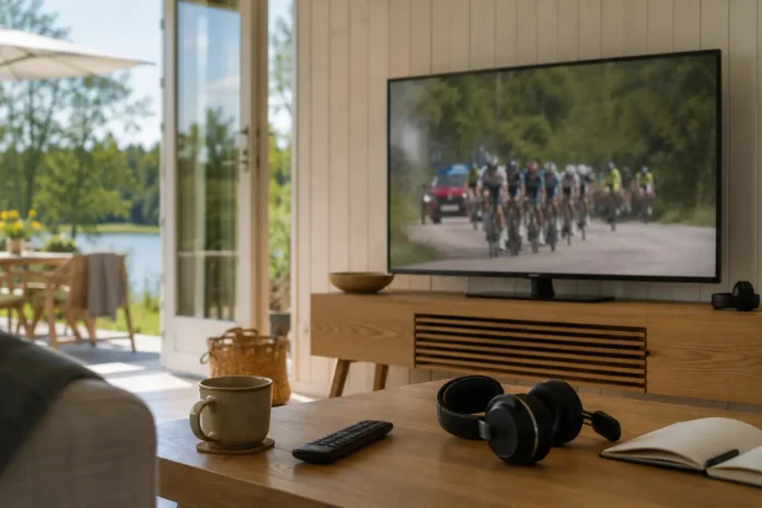 vem är tjejen som kommenterar Tour de France