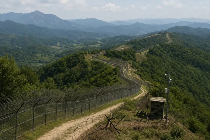 Nordkorea avfyrar robotar