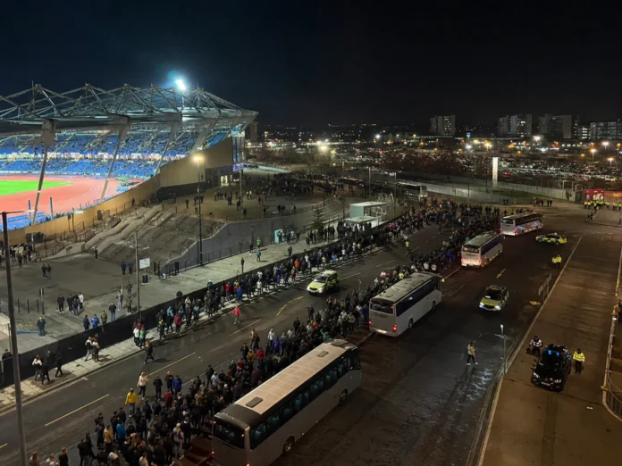 polisinsats friidrotts-EM Birmingham 2026