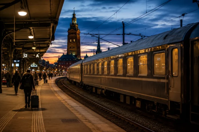 SJ nattåg Berlin