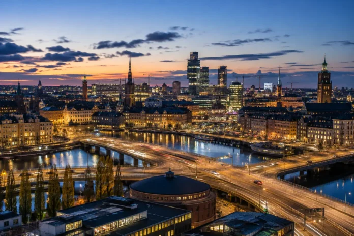 Stockholmsbörsen nära rekord