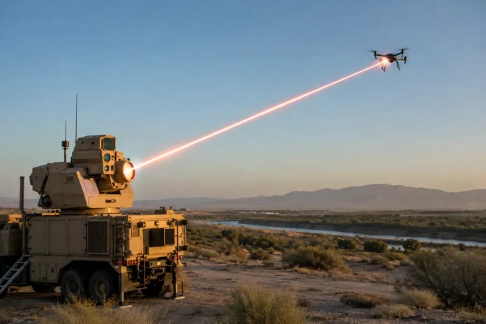 USA sköt ned kartelldrönare med laser