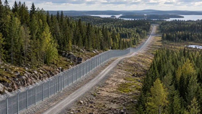 Finlands gränsstängsel mot Ryssland