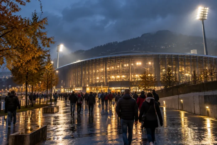 Schweiz Slovenien på TV
